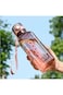 Sports Square Water Bottle Reusable Drinking Bottle Portable Leakproof BPA-Free Plastic Water Bottl
