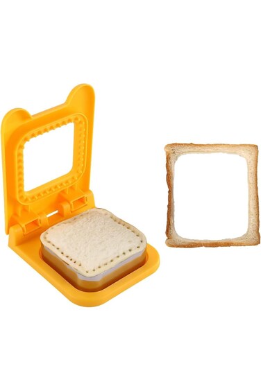 Sandwich Making Mould, Children Sandwich Cutters and Sealer, Reusable Sandwich Maker, Easy to Use D