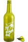 Solmazer HEREVIN 750 cc Coloured Oil Bottle-Green-Olive Oil