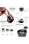 WinCheer Grinder Mill Dual Salt and Pepper Grinder Set, 2 in 1 Hourglass Spice Seasoning Circle Gri