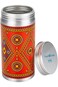 Al Sanidi Najdi Aluminum Spices Canister Tea Coffee Sugar Can for Trips, Silver, 200 ml 69742757304