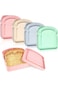 4Pcs Sandwich Containers for Lunch Boxes, Reusable Sandwich Box Container for Kids, Sandwich Holder