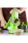 Drama Home Multifunctional Rotary Vegetable Slicer &amp; Grater Multi Color 0.64Kg/Green