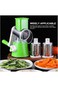 Drama Home Multifunctional Rotary Vegetable Slicer &amp; Grater Multi Color 0.64Kg/Green