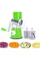 Drama Home Multifunctional Rotary Vegetable Slicer &amp; Grater Multi Color 0.64Kg/Green