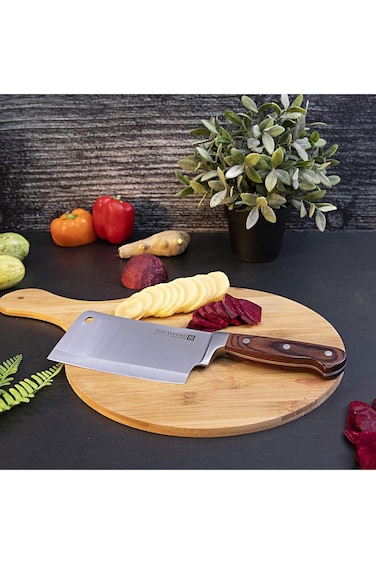 Royalford Cleaver Knife Brown, 6 inch, Rf4109