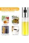 Tazweeq 2pcs Olive Oil Sprayer Bottles, 100ml Oil Spray with Oil Sprayer Funnel, Spray Bottle Olive