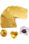 Goodern 300 Pcs Gold Foil Candy Wrappers Square Golden Aluminum Foil Chocolate Wrap Sheets Paper Su