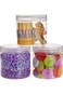 Juvale 8 Pack Clear 12 oz Plastic Jars with Lids, Slime Containers for Kids DIY Crafts