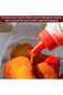 ALMEKAQUZ 4 PCS Mini Condiment Squeeze Bottles, Plastic Portable Seasoning Dispenser for Lunch Box,