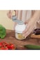 مفرمة الثوم اليدوية من أزوني، مفرمة طعام للمطبخ، مفرمة خضراوات 250 مل، مفرمة طعام صغيرة محمولة