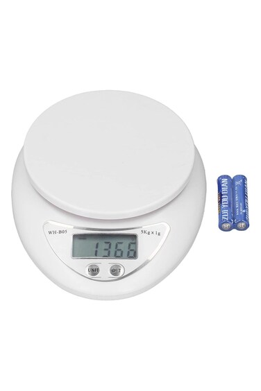 ميزان مطبخ رقمي بشاشة LCD رقمية، موازين طعام رقمية للوزن بالجرام والأونصات والرطل Accura