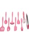 Chef Craft Premium Silicone Cooking Tongs, 12 inch, Pink