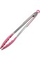 Chef Craft Premium Silicone Cooking Tongs, 12 inch, Pink