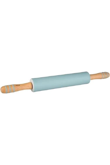Parfait Durable Silicone Rolling Pin Blue And Brown 47.8 X 5.2 X 5.2Cm Hb6936Cc