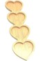 Co Arma Heart Shape Wooden Nut Serving Tray