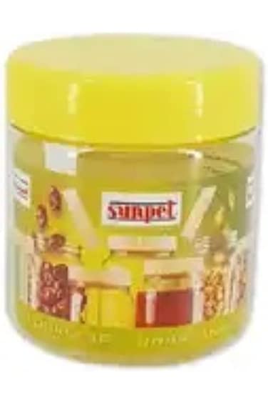 Alsaqer Round SpiceJar/Pet Jar/Plastic Round Food Storage Jar 100 ml Capacity