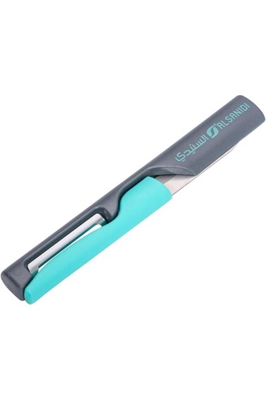 Alsanidi, Multifunctional Peeler, Knife Sharpener, Peeler, Blue, 18.2x2.2x1.5cm 6932111310270