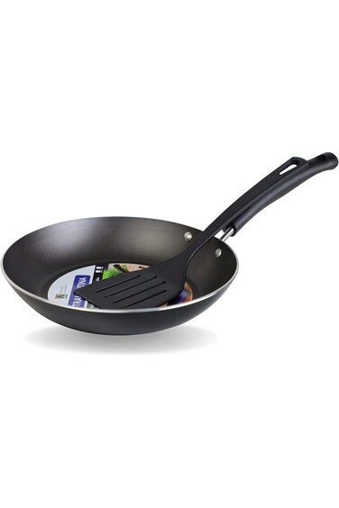 Tramontina Paris 24cm Aluminum Frying Pan with Interior Starflon Max PFOA Free Nonstick Coating and