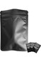 SYOSI Resealable Mylar Bags, Smell Proof Candy Holographic Bags Black Mylar Vacuum Seal Bags for Fo