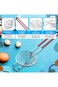 Egg Separator Egg Yolk White Separator Stainless Steel Egg White Yolk Sifting Filter Egg Divider Ki