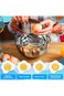 Egg Separator Egg Yolk White Separator Stainless Steel Egg White Yolk Sifting Filter Egg Divider Ki