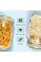 Set of 3 Clear Glass Jars with Lid (1 Litre)   Airtight Glass Storage Container for Food, Flour, Pa