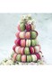 Tazweeq 6 Tiers Round Macaron Tower Cake Stand Macaron Display Rack, Macaron Tower Stand for Weddin