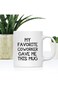 Funny Coworker Mug - My Favorite Coworker Gave Me This Mug - Gag Gifts for Coworker - Unique Birthd