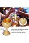 Mini Golden Goblet 2Pcs - Retro European Style Gold Goblet - Brass Embossed Goblet Cup, Solid Metal