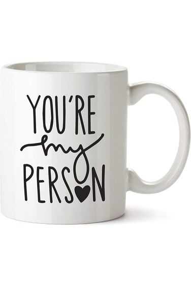 Celebrimo You're My Person Coffee Mug - Bestie Gifts For Best Friends - Greys Anatomy Mug as Unique