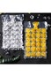 Linwnil Ice Cubes Disposable Ice Cube Bags,Food-Grade PE Material Ice Cube Mold Trays Self-Seal Fas