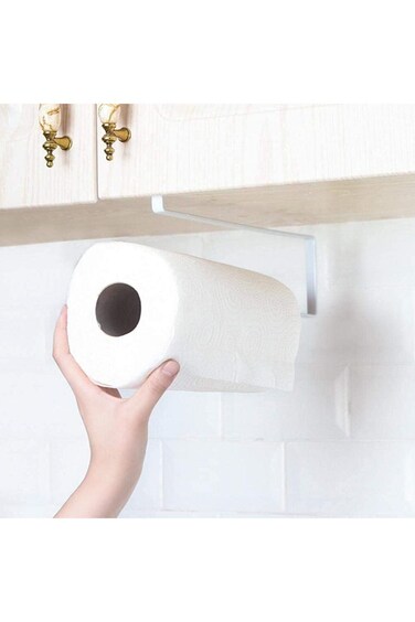 Mumoo Bear Kitchen Paper Roll Holder Trivets Towel Rack Cabinet Napkins Storage Rack Holder Kitchen