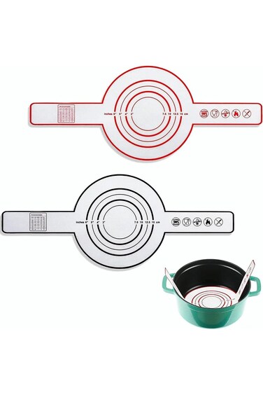 Silicone Baking Mat for Dutch Oven Bread, Reusable Non-Stick Heat Resistant Baking Pad, AMERTEER Do