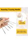 ELECDON Roasting Trussing Needles, Meat Trussing Needle Stainless Steel Cooking Needles Poultry Tru