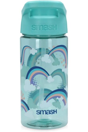 Smash Rainbow Printed Water Bottle Blue 450Ml