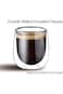 Cuisine Art Double Walled Glass Coffe Cups 2-Piece Set, 80 Ml Capacity, Gc-308-80