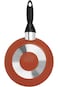 Trust Pro Non Stick Fry Pan with 2 Layered Aluminium Coating, 18 cm, Brown