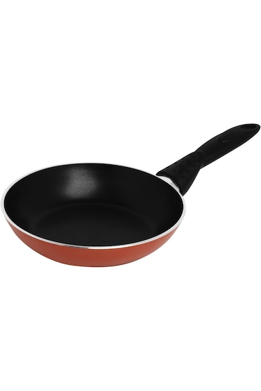 Trust Pro Non Stick Fry Pan with 2 Layered Aluminium Coating, 18 cm, Brown
