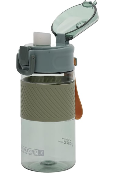RoyalFord 500ml Water Bottle, Bpa Free Plastic Bottle, Rf11110 One Press Open Lid Leak Proof Design