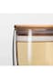 Double Walled Glass Coffee Cups with Handle and with Bamboo Lid 350ml, Insulated Coffee Mugs Perfec