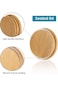 Double Walled Glass Coffee Cups with Handle and with Bamboo Lid 350ml, Insulated Coffee Mugs Perfec