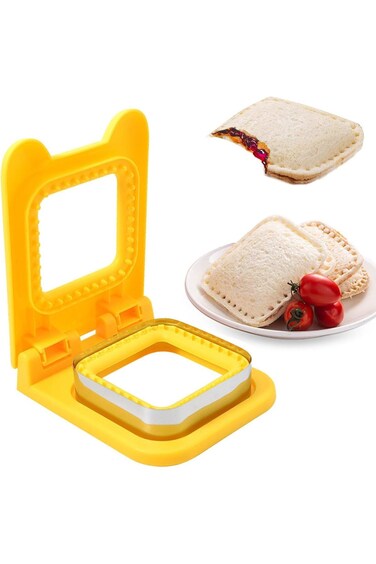 Sandwich Cutter and Sealer, Cookie Bread Pancake Maker, Square Sandwich Shape Cutters, Sandwich Cut