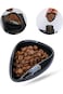 TRASSLE Coffee Beans Dosing Cup,Weigh Coffee Bean Container,Bright Black Ceramic Tea Vessel,Loose T