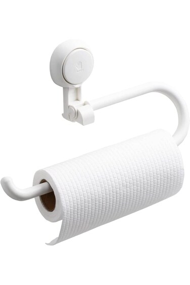 E-commerce BAG Vacuum Suction Toilet Paper Holder For Kitchen, Bathroom Organizer,Tissue Roll Holde