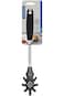 Tramontina Utilita Gray Nylon Pasta Server with Stainless Steel Shank and Black Polypropylene Handl