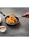 Tramontina Utilita Gray Nylon Pasta Server with Stainless Steel Shank and Black Polypropylene Handl