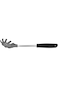 Tramontina Utilita Gray Nylon Pasta Server with Stainless Steel Shank and Black Polypropylene Handl