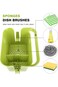 Kitchen Utensil Holder &amp; Flatware Caddy &ndash; Stylish Organizer for a Tidy Kitchen Countertop (Green)