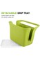 Kitchen Utensil Holder &amp; Flatware Caddy &ndash; Stylish Organizer for a Tidy Kitchen Countertop (Green)